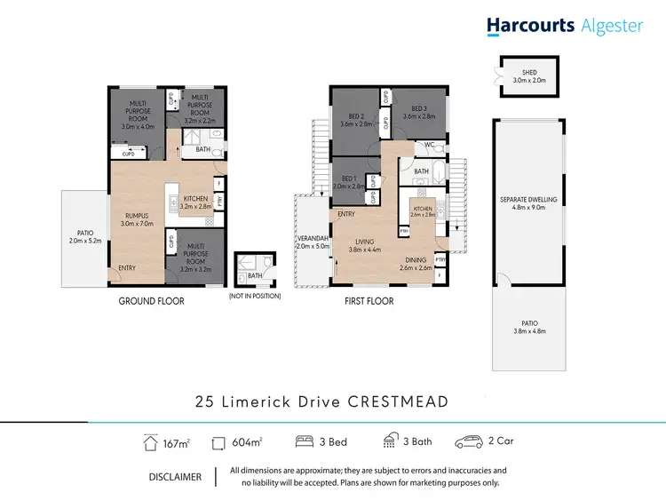 Floorplan of Homely house listing, 25 Limerick Drive, Crestmead QLD 4132