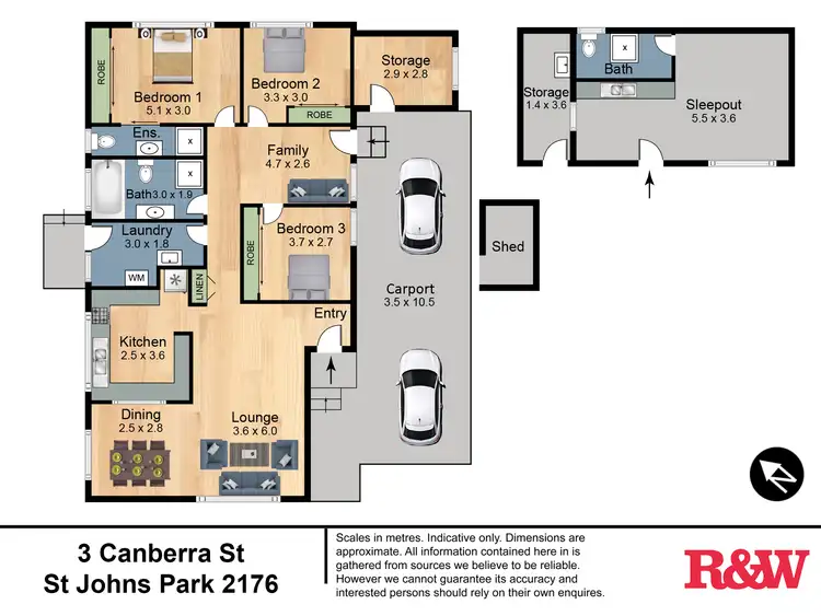Floorplan of Homely house listing, 3 Canberra Street, St Johns Park NSW 2176