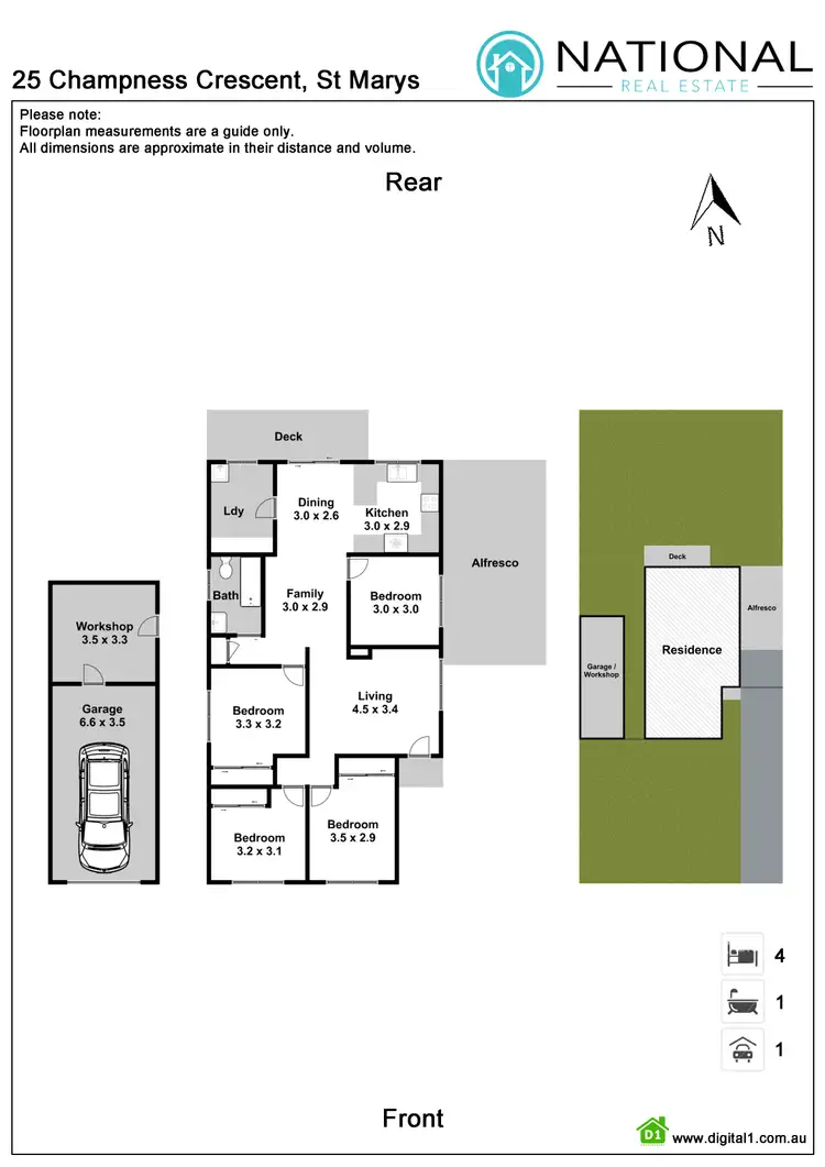 Floorplan of Homely house listing, 25 Champness Crescent, St Marys NSW 2760
