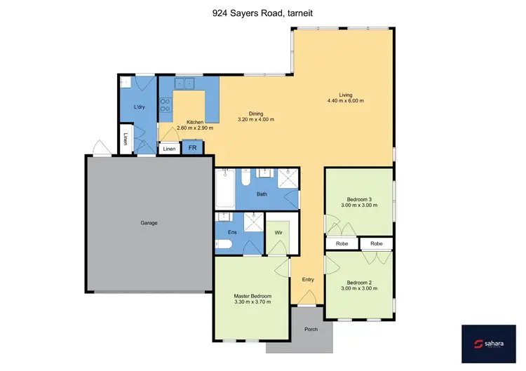 Floorplan of Homely house listing, 924 Sayers Road, Tarneit VIC 3029