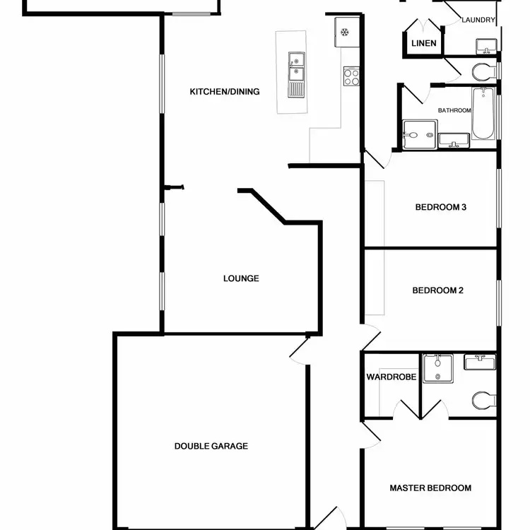 Floorplan of Homely house listing, 23 Deedes Crescent, Bushland Beach QLD 4818