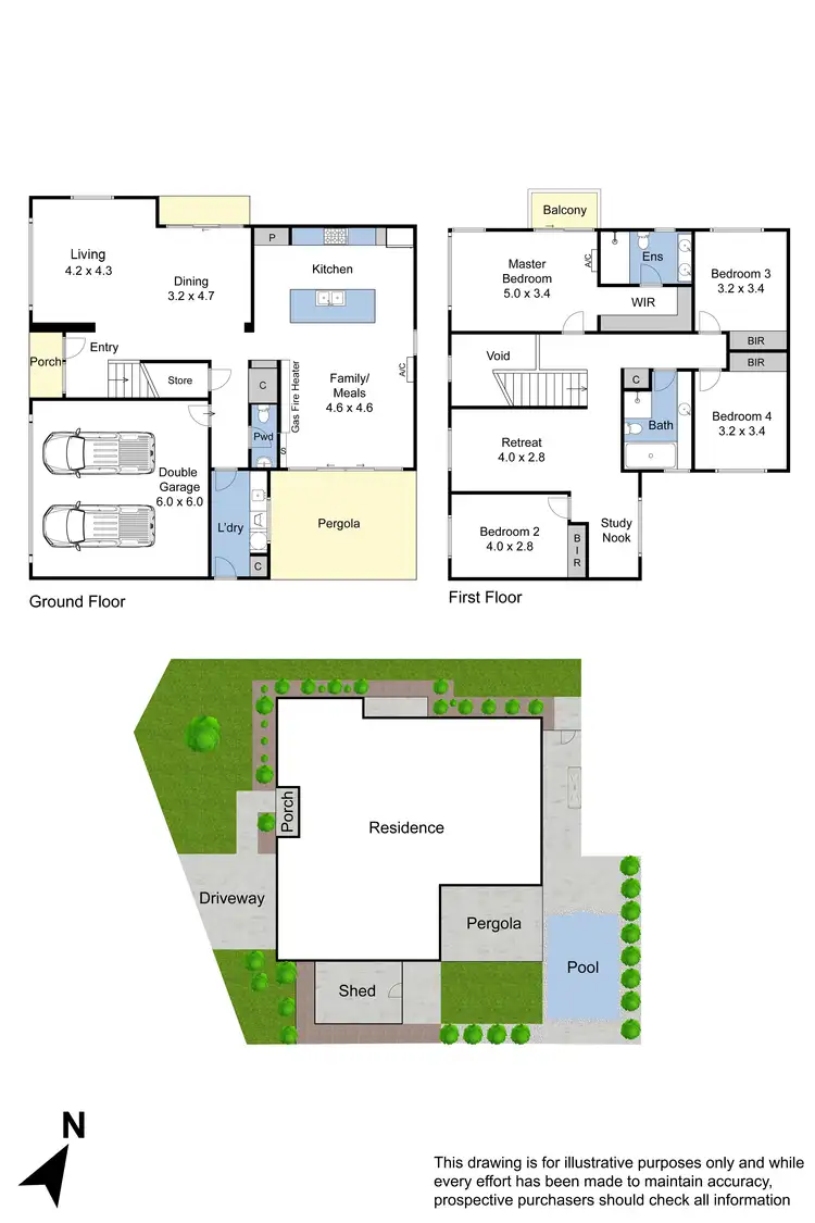 Floorplan of Homely house listing, 1 Macaulay Place, Mulgrave VIC 3170