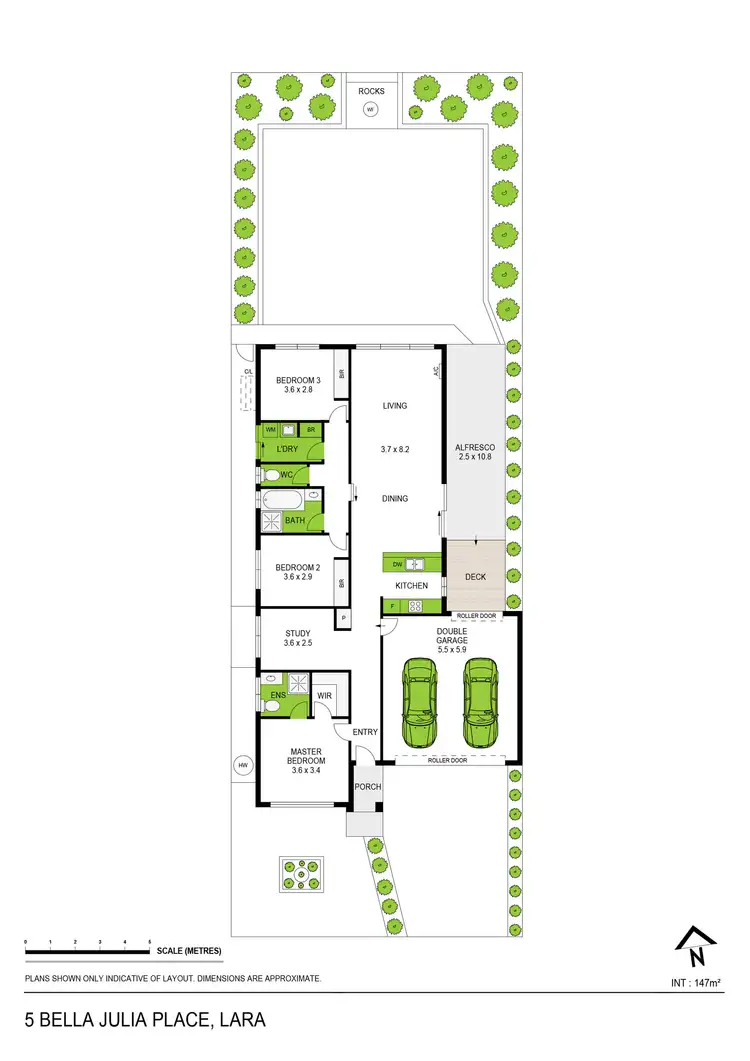Floorplan of Homely house listing, 5 Bella Julia Place, Lara VIC 3212