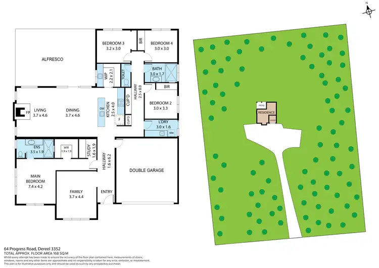 Floorplan of Homely house listing, 64 Progress Road, Dereel VIC 3352