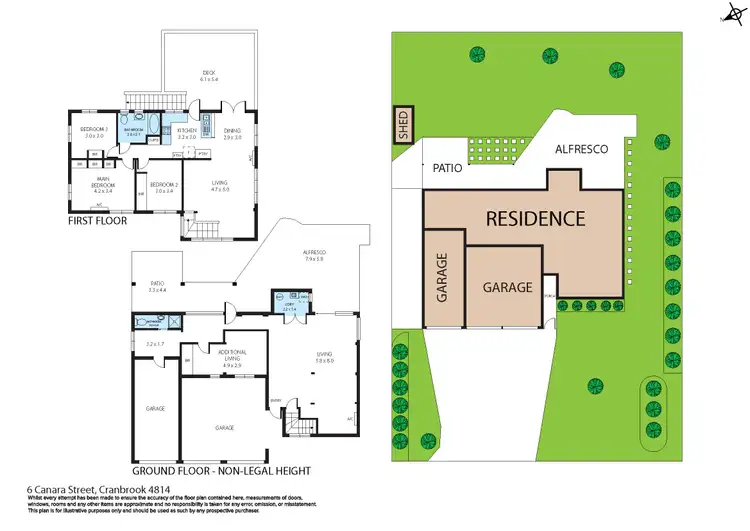 Floorplan of Homely house listing, 6 Canara Street, Cranbrook QLD 4814