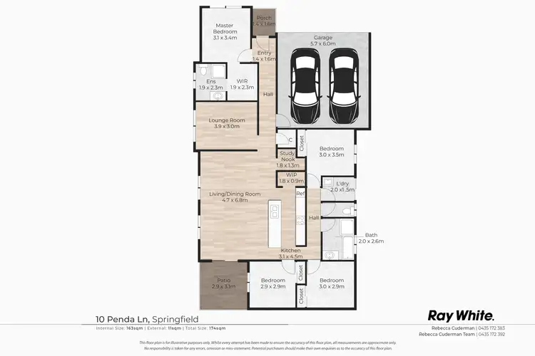 Floorplan of Homely house listing, 10 Penda Lane, Springfield QLD 4300