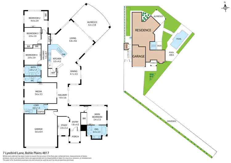 Floorplan of Homely house listing, 7 Lyrebird Lane, Bohle Plains QLD 4817