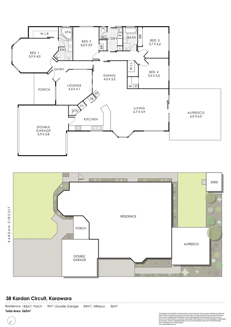Floorplan of Homely house listing, 38 Kardan Circuit, Karawara WA 6152
