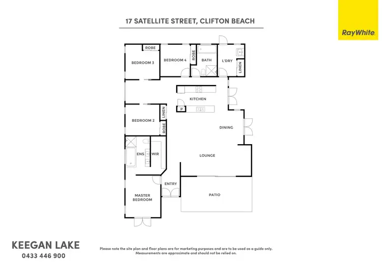 Floorplan of Homely house listing, 17 Satellite Street, Clifton Beach QLD 4879