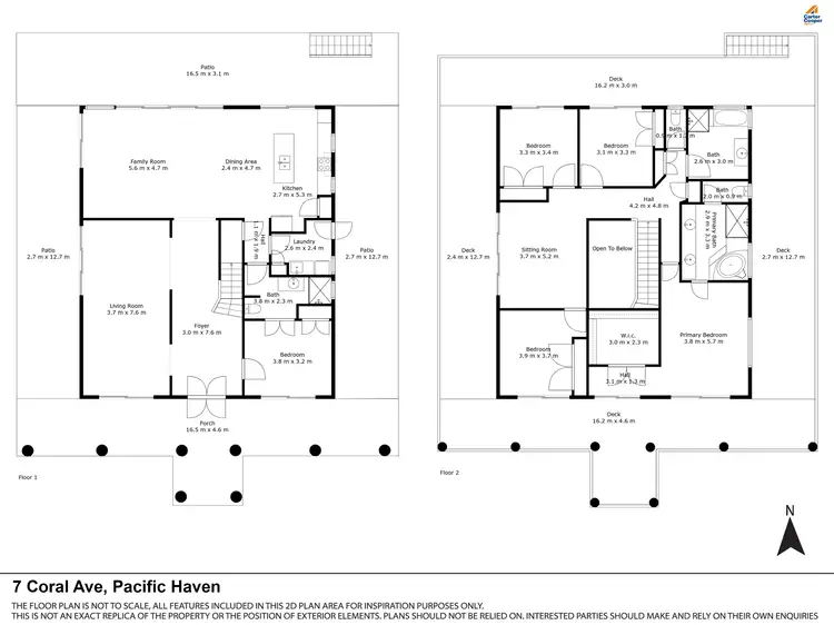 Floorplan of Homely house listing, 7 Coral Avenue, Pacific Haven QLD 4659