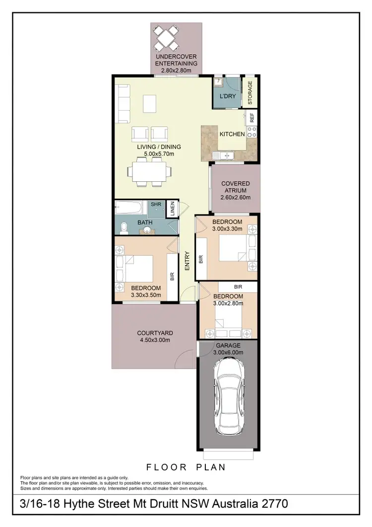 Floorplan of Homely villa listing, 3/16-18 Hythe Street, Mount Druitt NSW 2770
