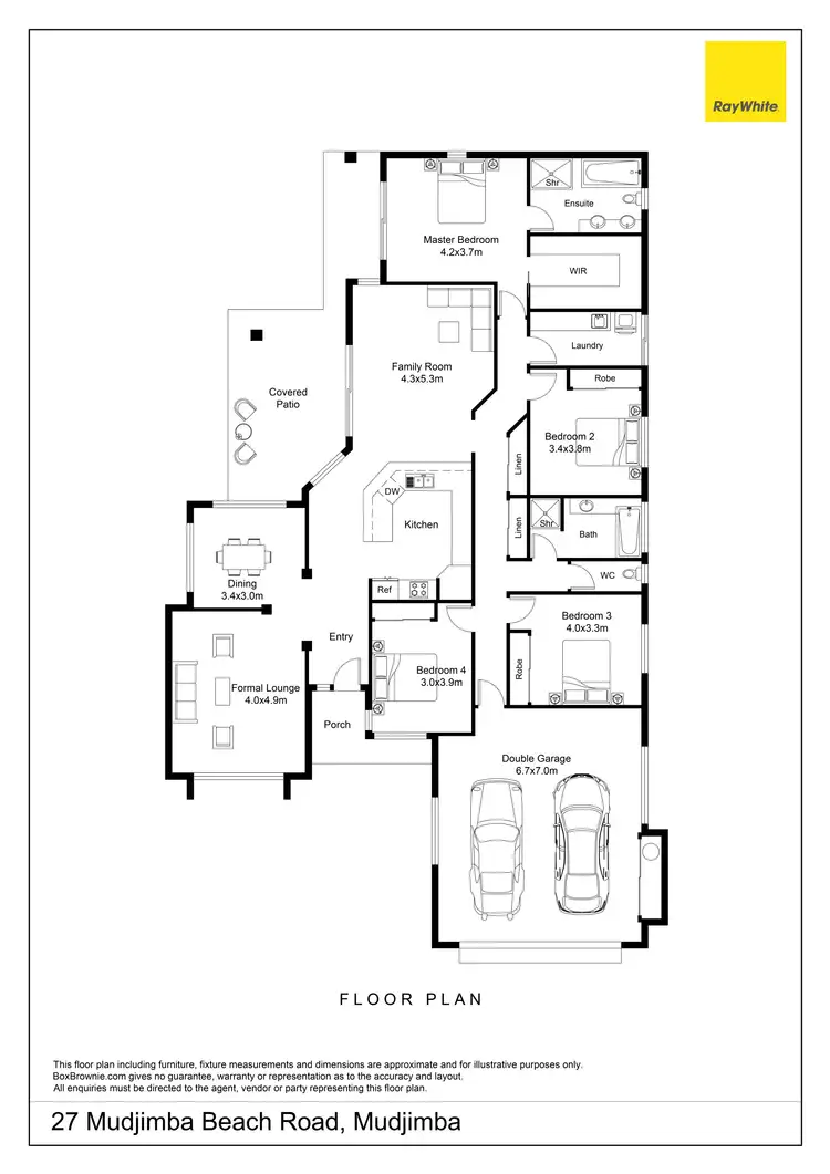 Floorplan of Homely house listing, 27 Mudjimba Beach Road, Mudjimba QLD 4564