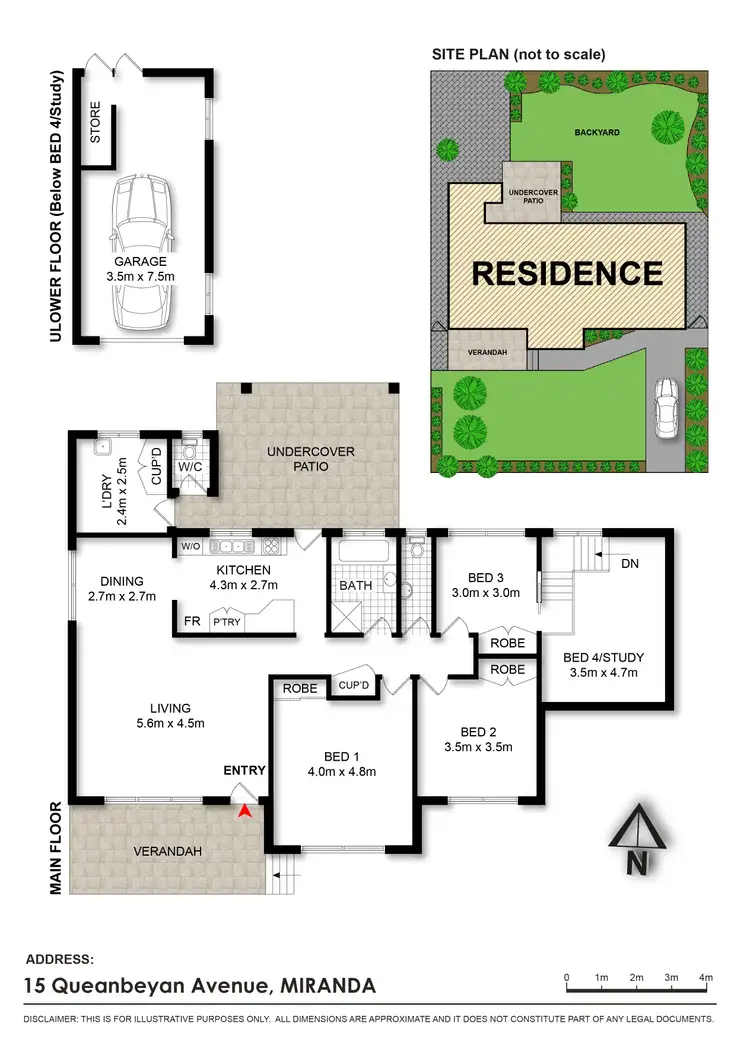 Floorplan of Homely house listing, 15 Queanbeyan Avenue, Miranda NSW 2228