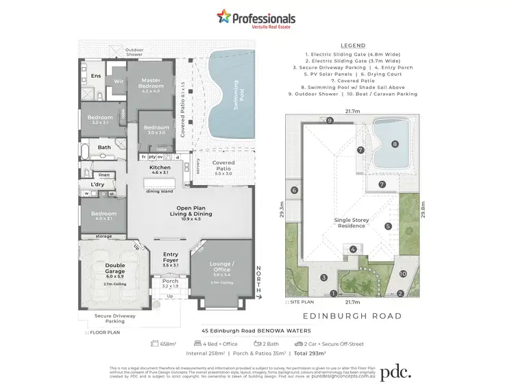 Floorplan of Homely house listing, 45 Edinburgh Road, Benowa Waters QLD 4217