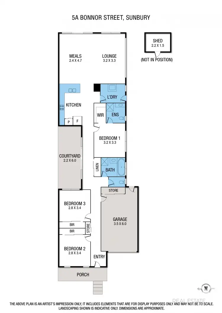 Floorplan of Homely house listing, 5A Bonnor Street, Sunbury VIC 3429