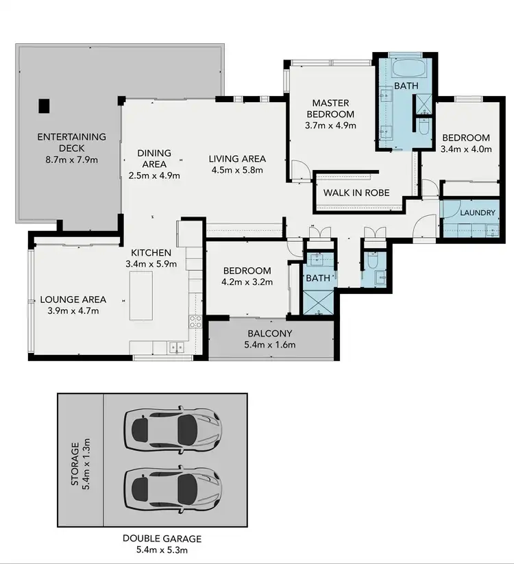 Floorplan of Homely apartment listing, 401/2 Prince Edward Parade, Redcliffe QLD 4020