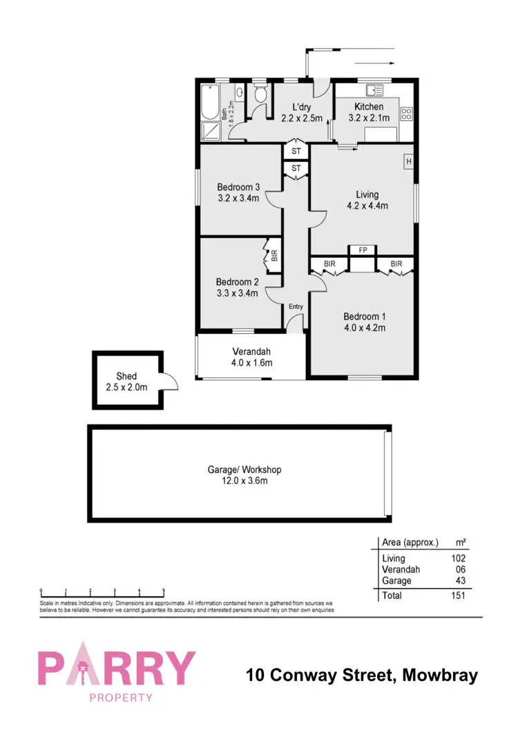 Floorplan of Homely house listing, 10 Conway Street, Mowbray TAS 7248