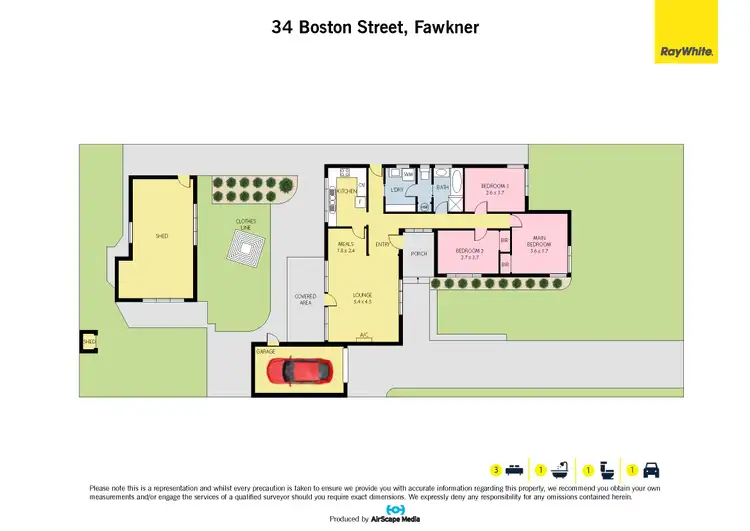 Floorplan of Homely house listing, 34 Boston Street, Fawkner VIC 3060
