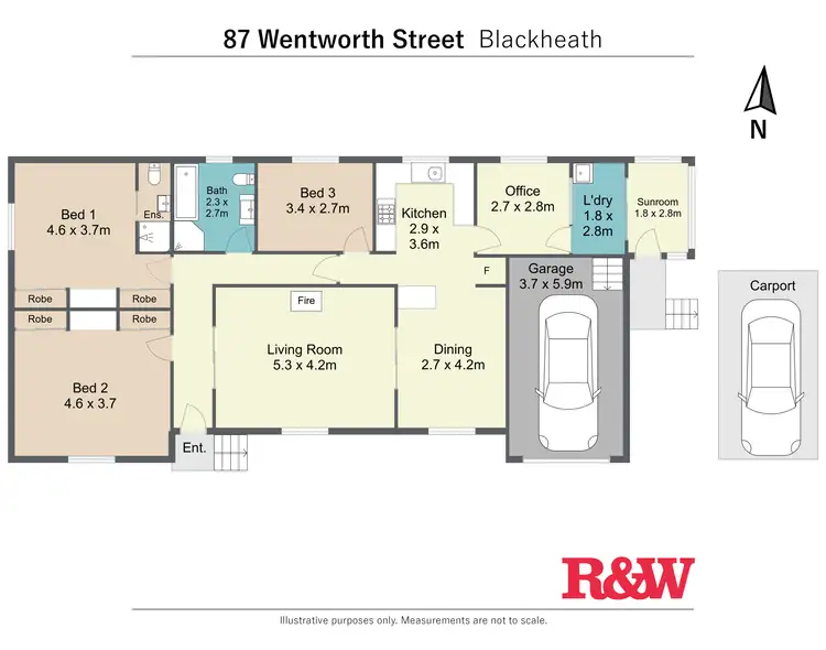 Floorplan of Homely house listing, 87 Wentworth Street, Blackheath NSW 2785