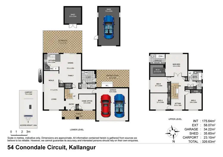 Floorplan of Homely house listing, 54 Conondale Circuit, Kallangur QLD 4503