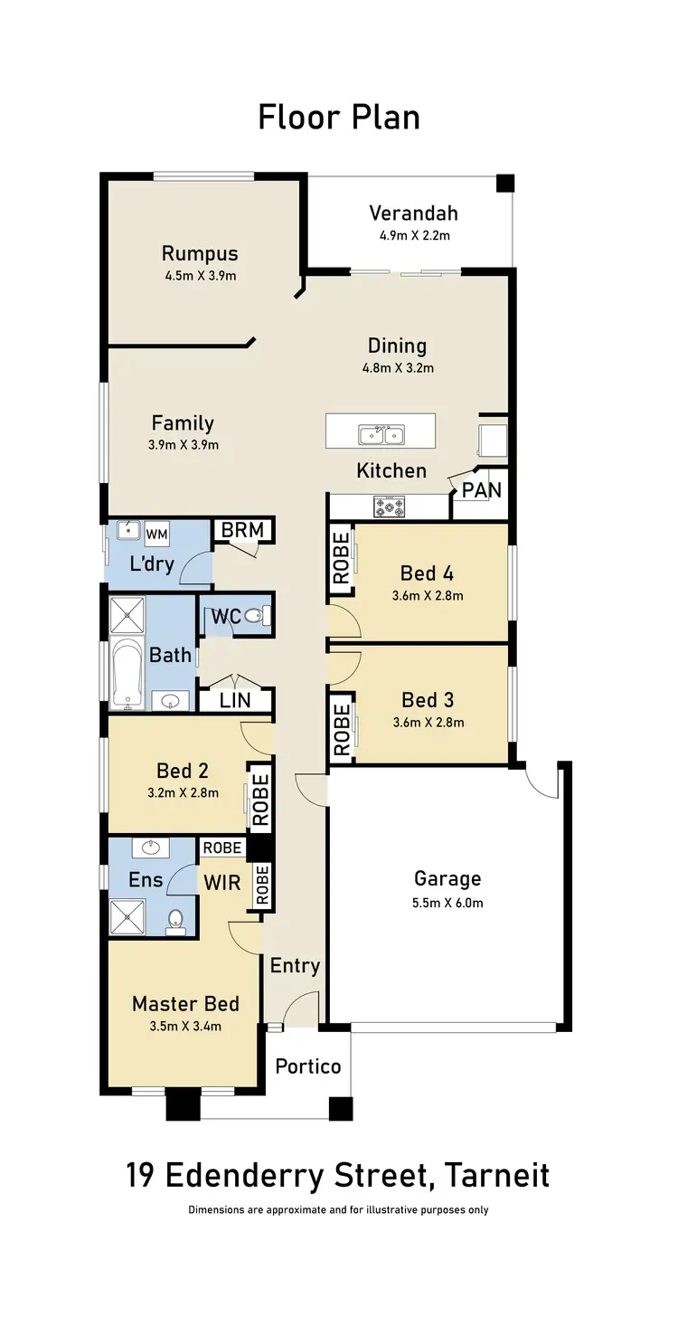 Floorplan of Homely house listing, 19 Edenderry Street, Truganina VIC 3029