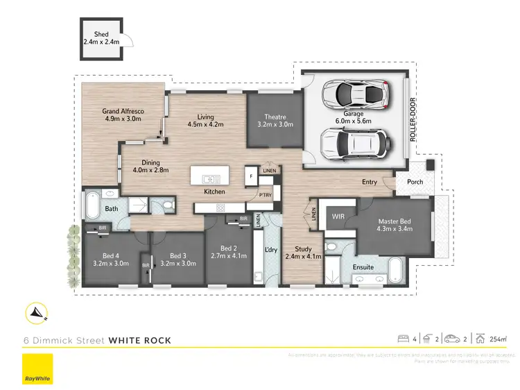 Floorplan of Homely house listing, 6 Dimmick Street, White Rock QLD 4306
