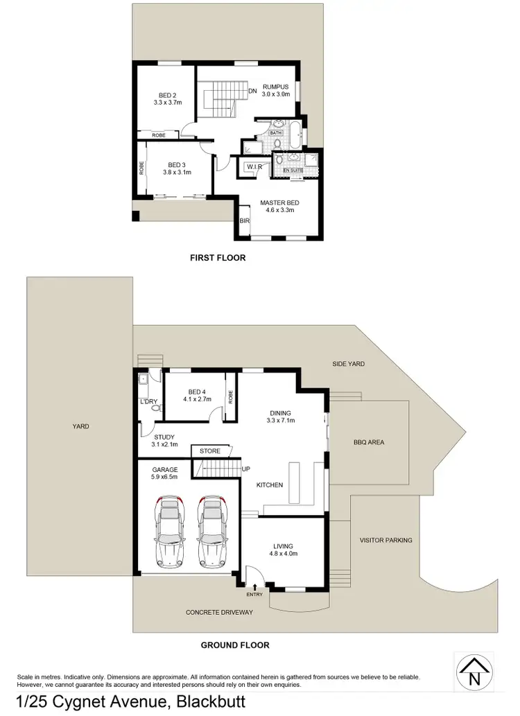 Floorplan of Homely house listing, 1/25 Cygnet Ave, Blackbutt NSW 2529