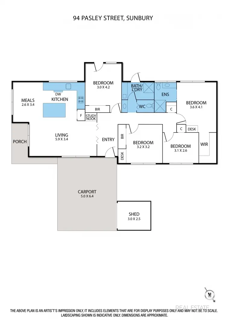 Floorplan of Homely house listing, 94 Pasley Street, Sunbury VIC 3429
