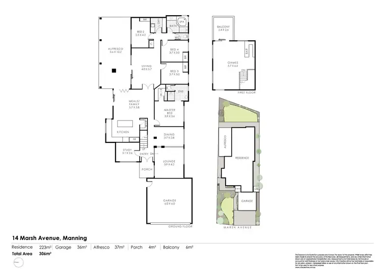 Floorplan of Homely house listing, 14 Marsh Avenue, Manning WA 6152