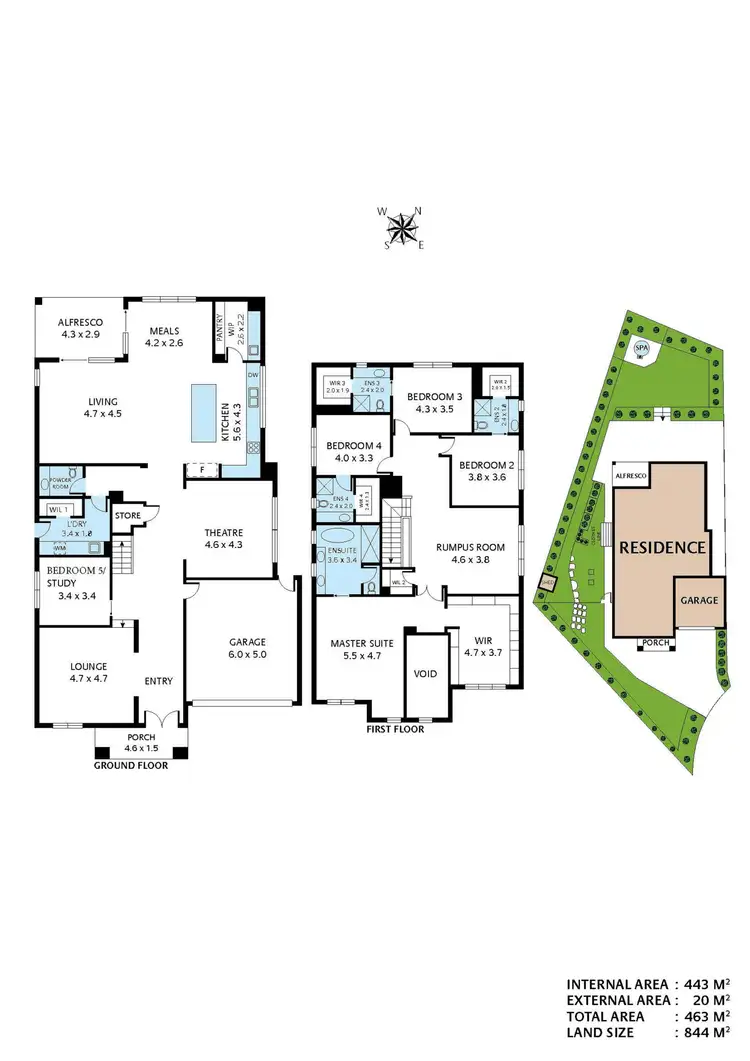 Floorplan of Homely house listing, 2 Enrica Place, Wheelers Hill VIC 3150