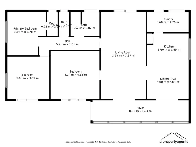 Floorplan of Homely house listing, 6 Riley Road, Horsham VIC 3400