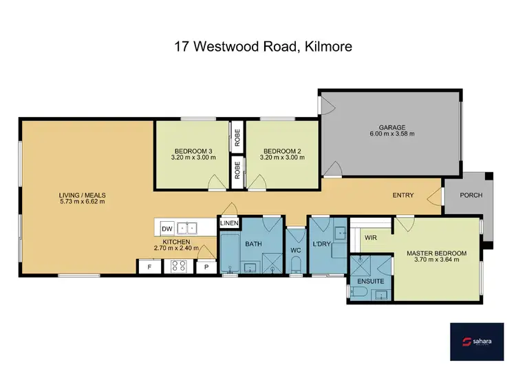 Floorplan of Homely house listing, 17 Westwood Road, Kilmore VIC 3764