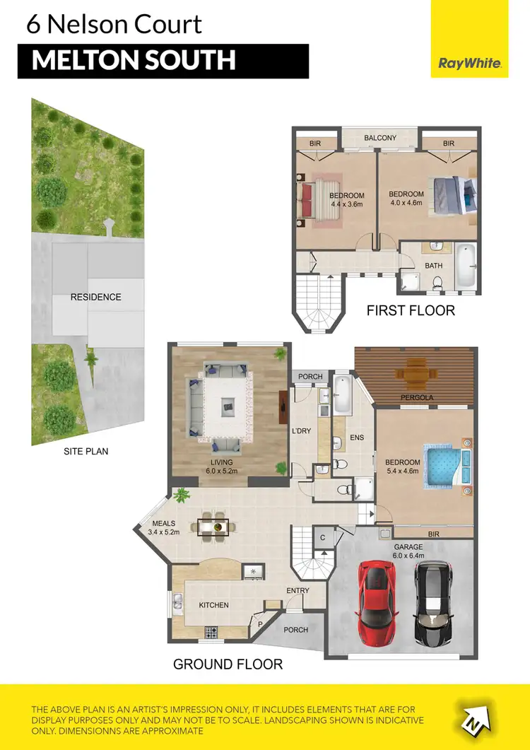Floorplan of Homely house listing, 6 Nelson Court, Melton South VIC 3338