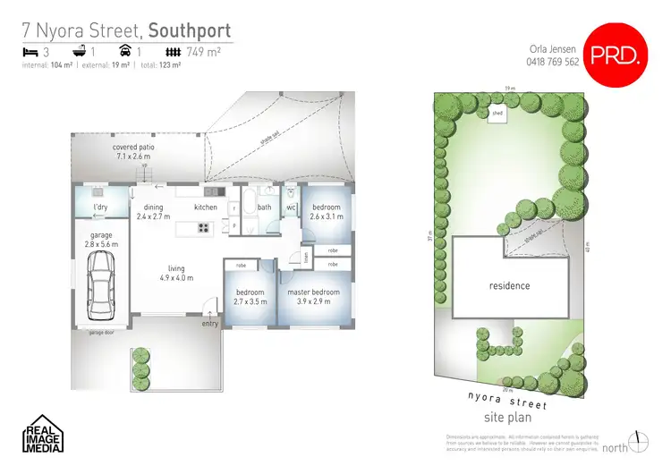 Floorplan of Homely house listing, 7 Nyora Street, Southport QLD 4215