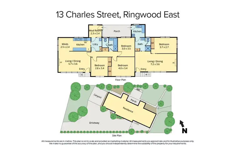 Floorplan of Homely house listing, 13 Charles Street, Ringwood East VIC 3135