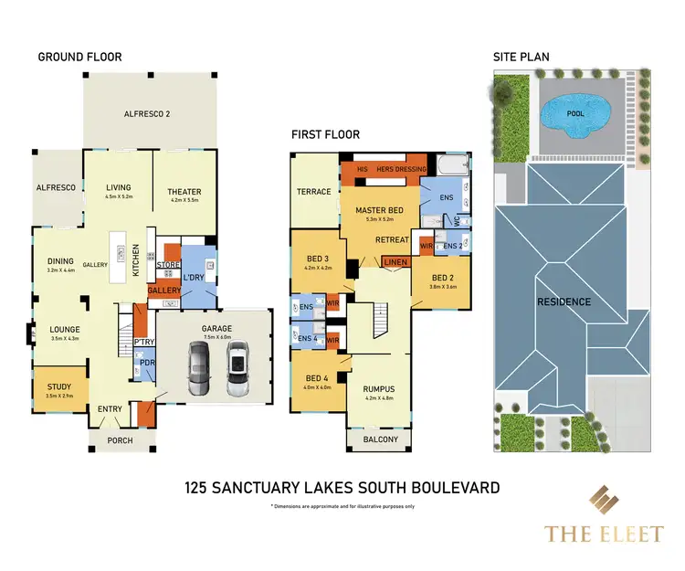 Floorplan of Homely house listing, 125 Sanctuary Lakes South Boulevard, Sanctuary Lakes VIC 3030