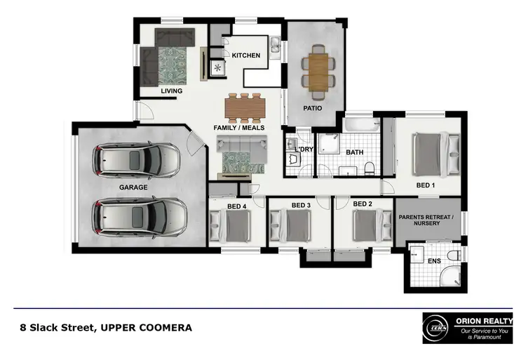 Floorplan of Homely house listing, 8 Slack Street, Upper Coomera QLD 4209