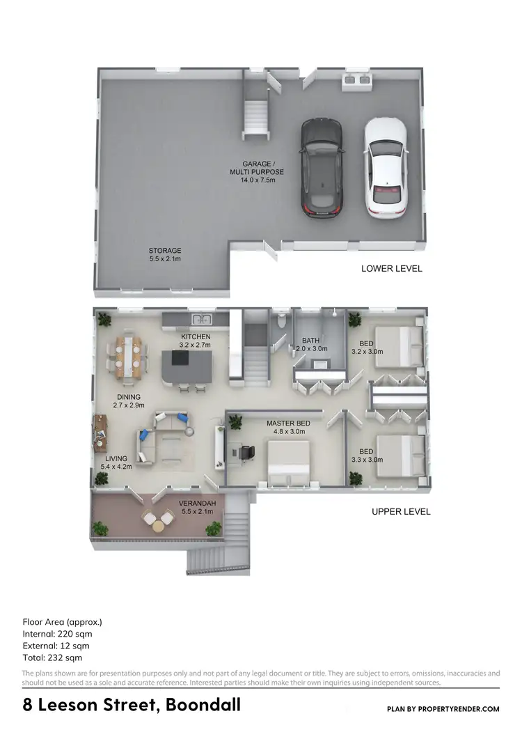 Floorplan of Homely house listing, 8 Leeson Street, Boondall QLD 4034