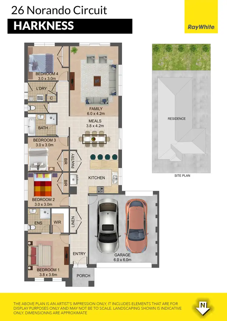 Floorplan of Homely house listing, 26 Noranda Circuit, Harkness VIC 3337