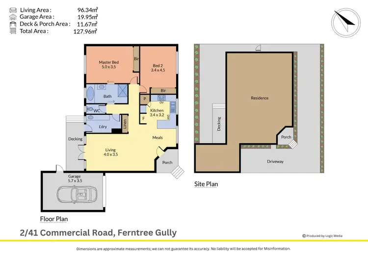 Floorplan of Homely townhouse listing, 2/41 Commercial Road, Ferntree Gully VIC 3156