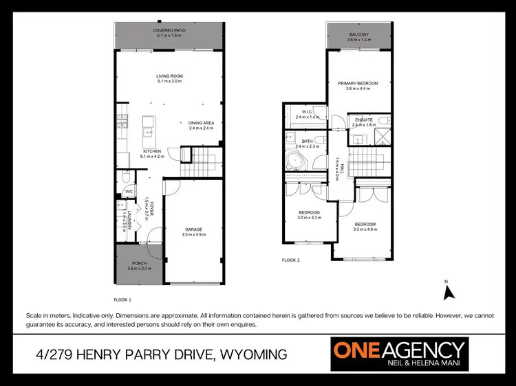 Floorplan of Homely townhouse listing, 4/297A Henry Parry Drive, Wyoming NSW 2250