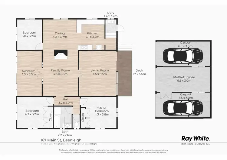 Floorplan of Homely house listing, 167 Main Street, Beenleigh QLD 4207