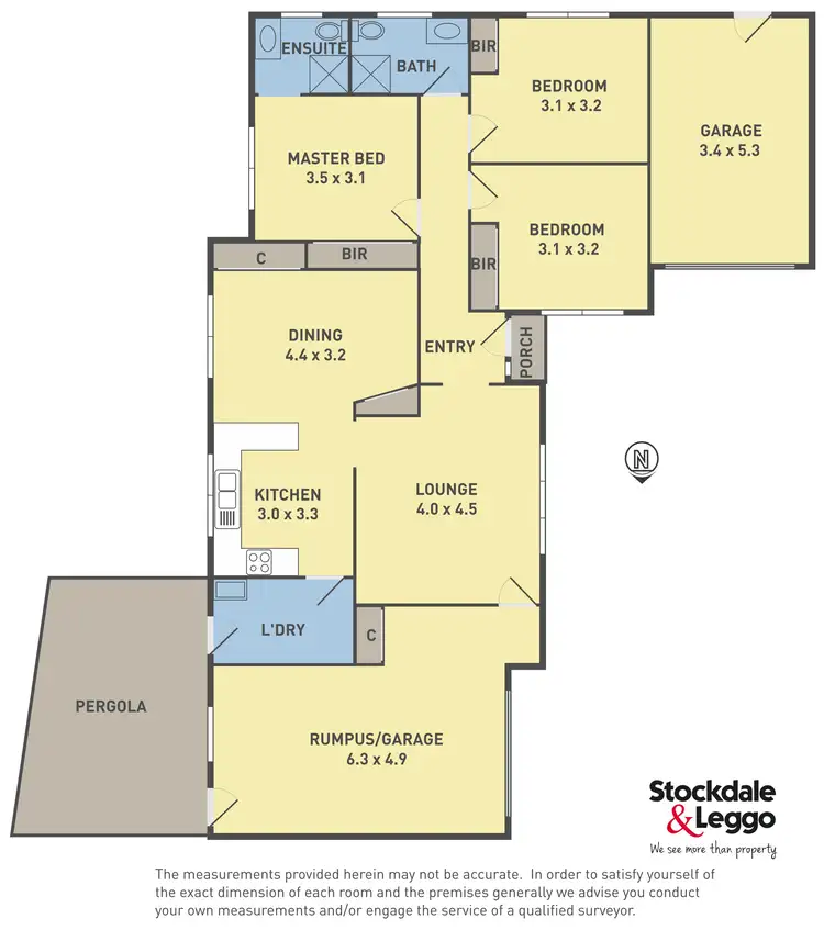 Floorplan of Homely unit listing, 3/45 Banksia Grove, Tullamarine VIC 3043