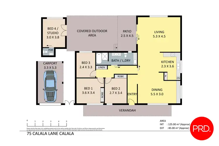 Floorplan of Homely house listing, 75 Calala Lane, Tamworth NSW 2340
