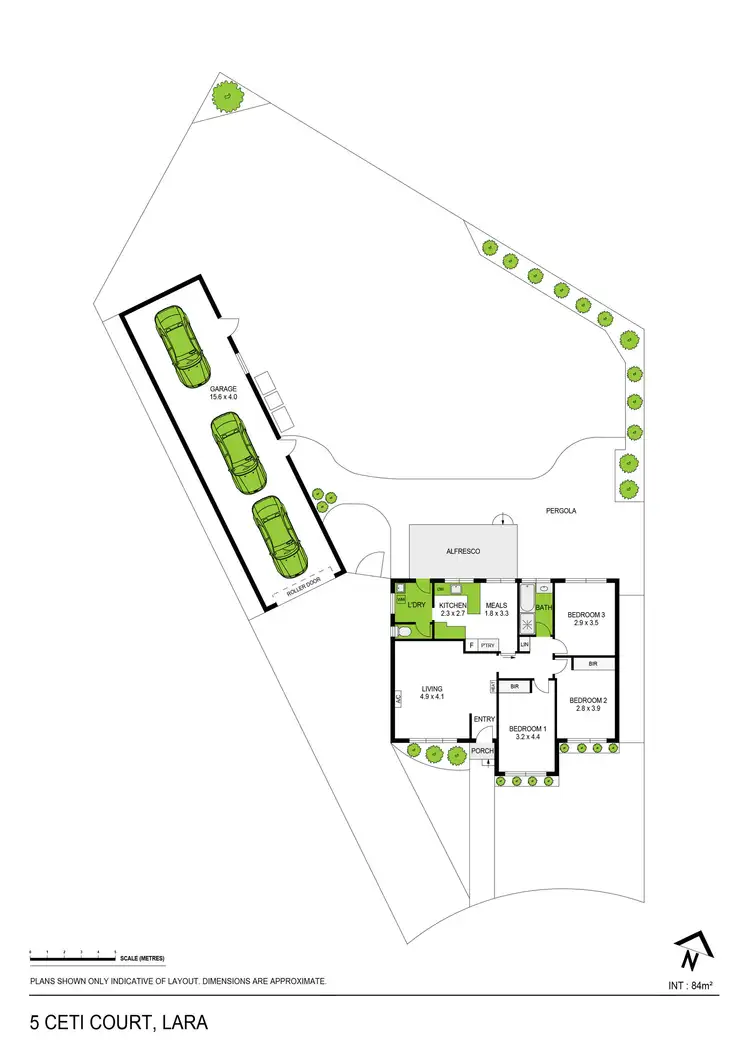 Floorplan of Homely house listing, 5 Ceti Court, Lara VIC 3212