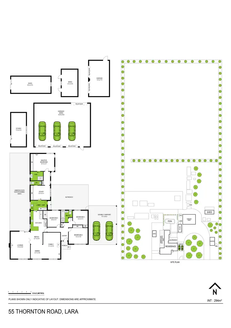 Floorplan of Homely house listing, 55 Thornton Road, Lara VIC 3212