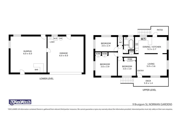 Floorplan of Homely house listing, 9 BRUIGOM STREET, Norman Gardens QLD 4701