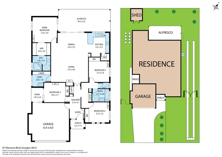 Floorplan of Homely house listing, 97 Klewarra Boulevard, Douglas QLD 4814