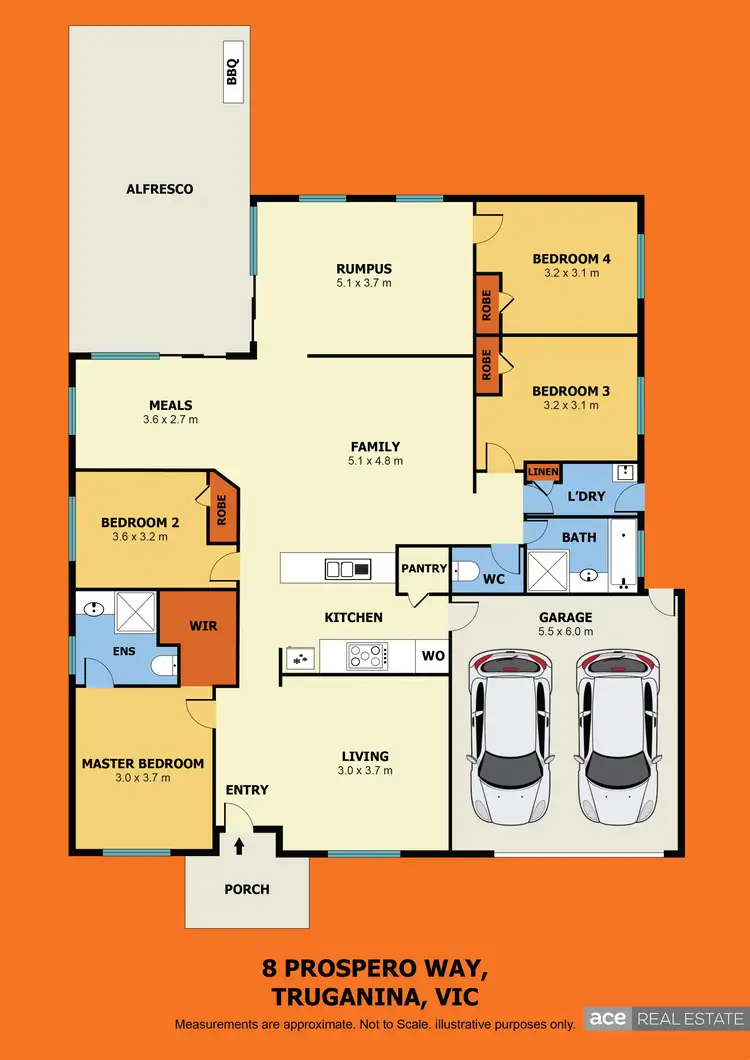 Floorplan of Homely house listing, 8 Prospero Way, Truganina VIC 3029