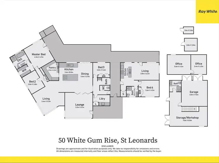Floorplan of Homely house listing, 50 White Gum Rise, St Leonards TAS 7250